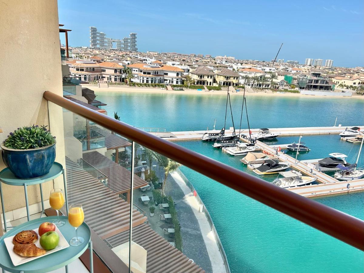 Апартаменты Luxury On The Palm With Marina View Balcony Дубай Экстерьер фото